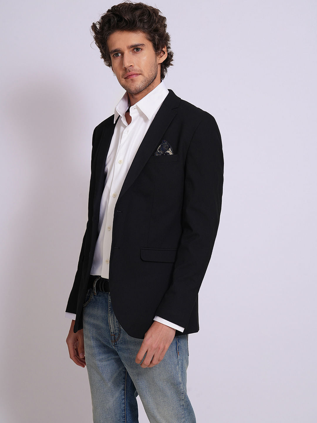 White Cotton Formal Shirt
