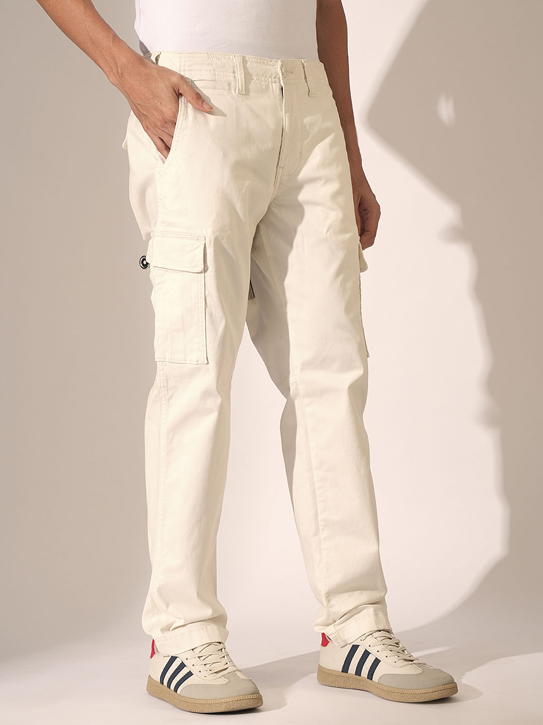 Off-White Mid Rise Cargo Pants