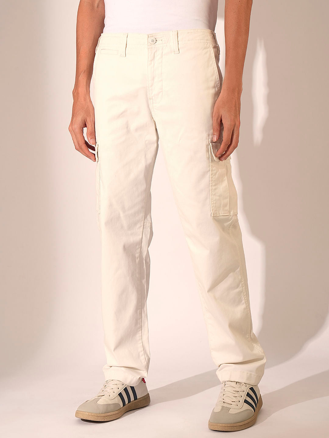 Off-White Mid Rise Cargo Pants