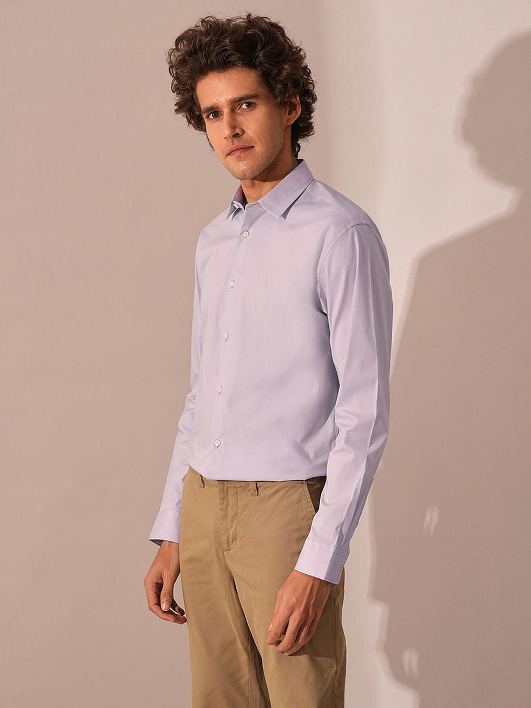 Purple Formal Full Sleeves Shirt