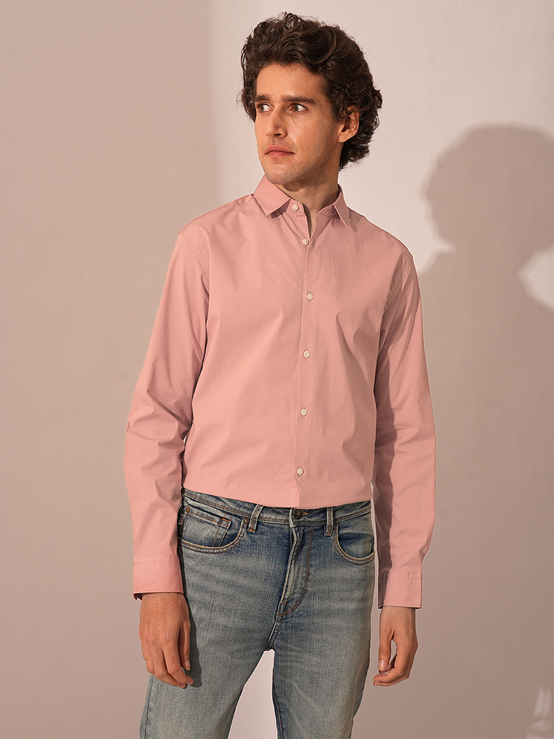 Ash Rose Cotton Formal Shirt
