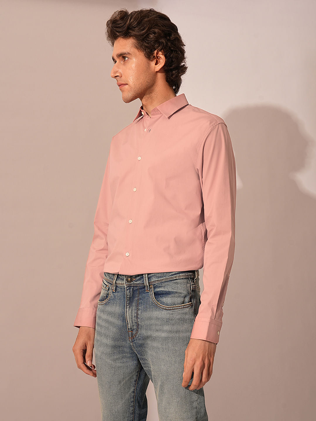 Ash Rose Cotton Formal Shirt