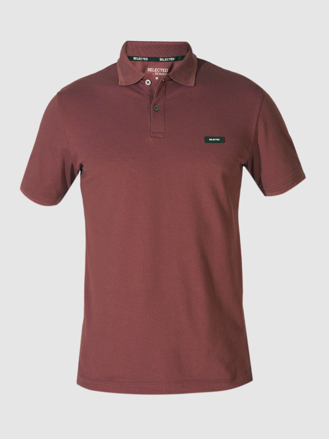 Rose Brown Slim Fit Polo