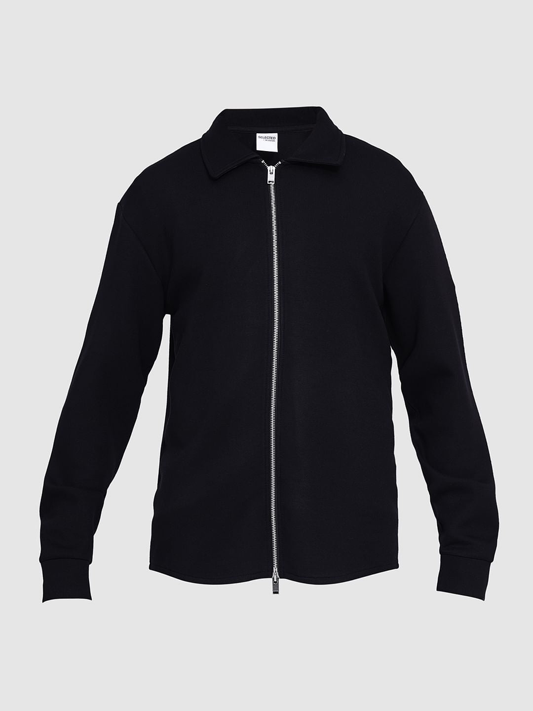 Black Full Zip Sweat Jacket