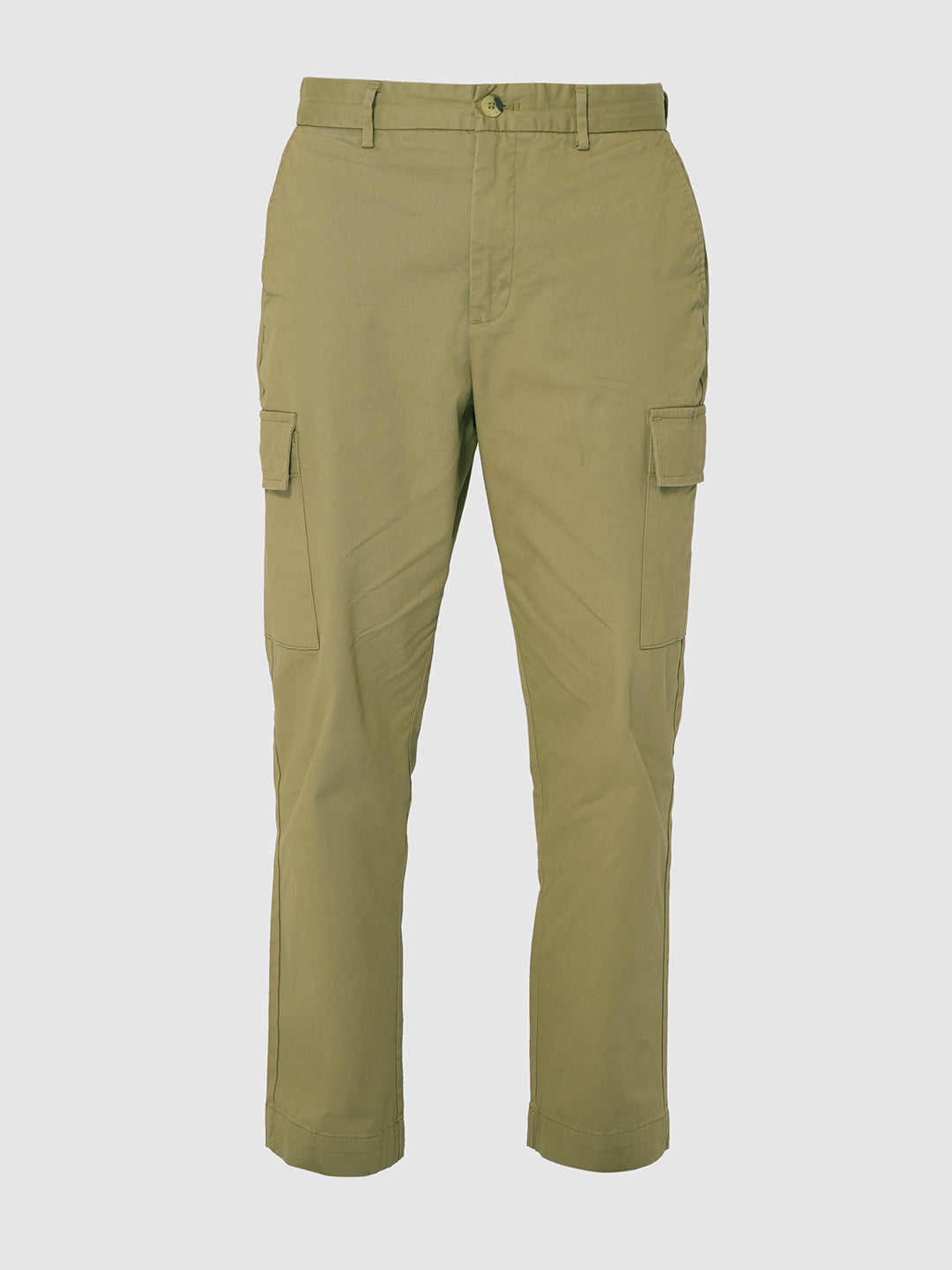 Green Mid Rise Cargo Pants