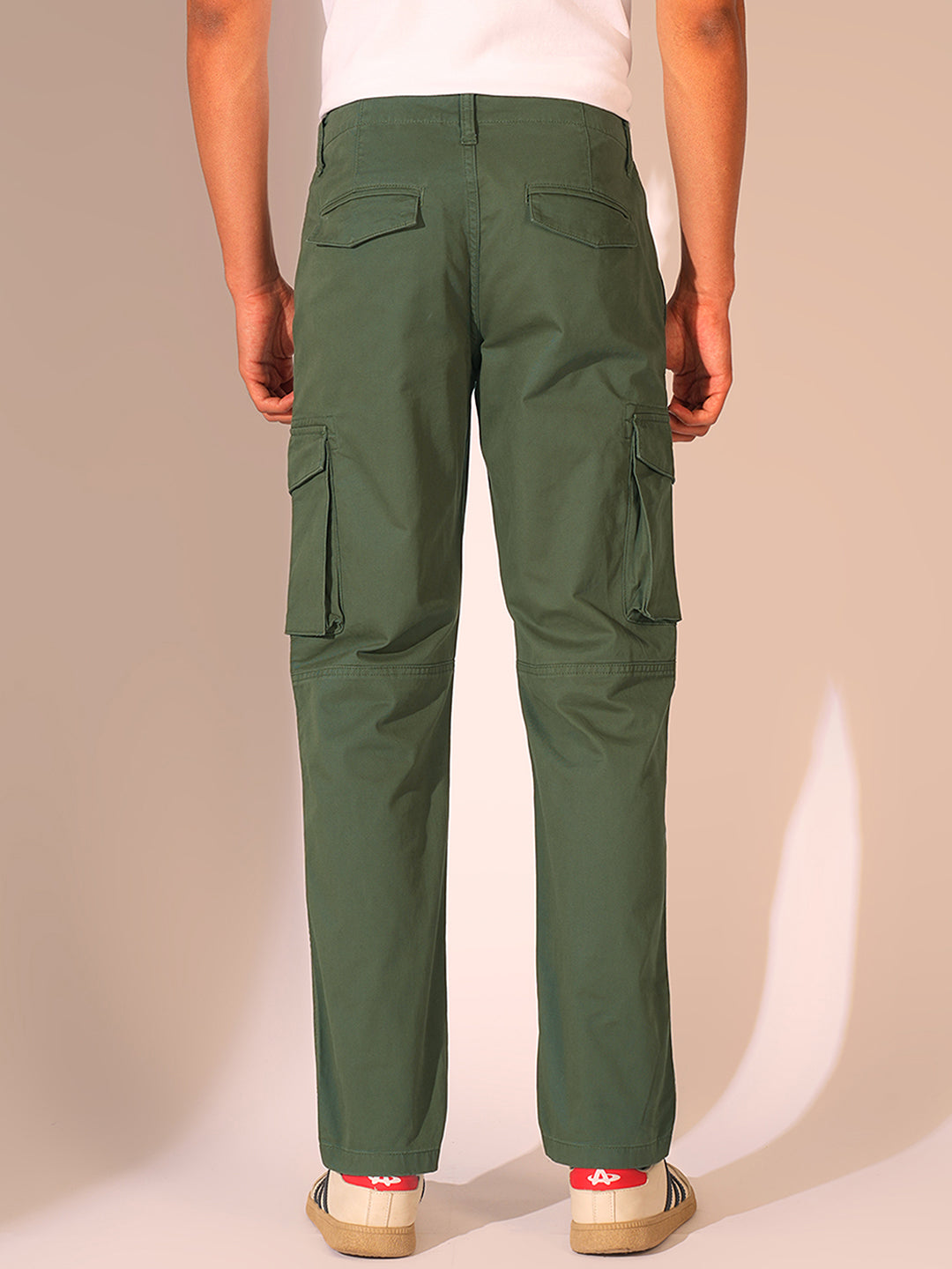 Green Regular Fit Cargo Pant