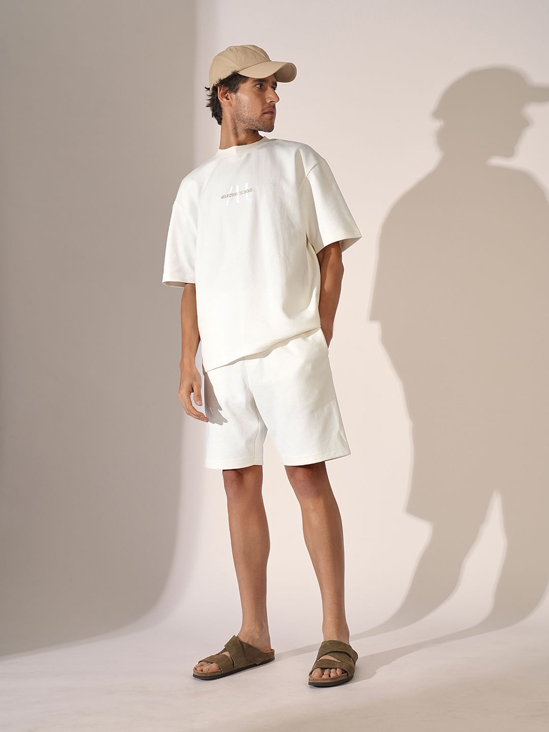 Off-White Mid Rise Loose Fit Shirt