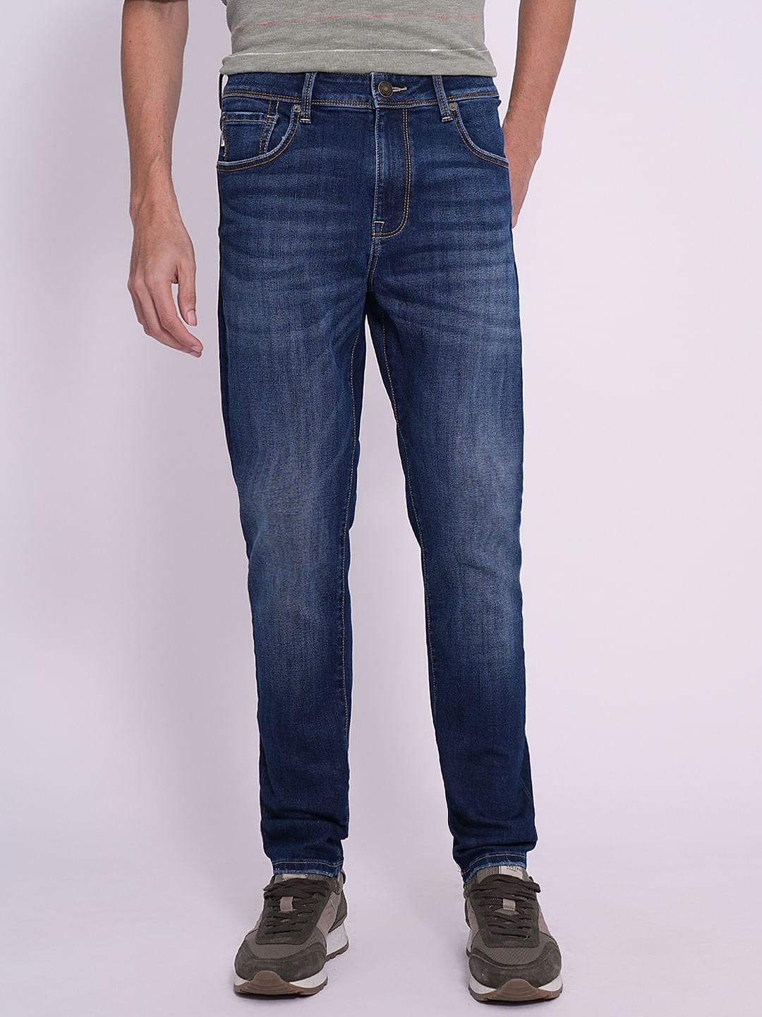 Dark Blue Slim Fit Jeans