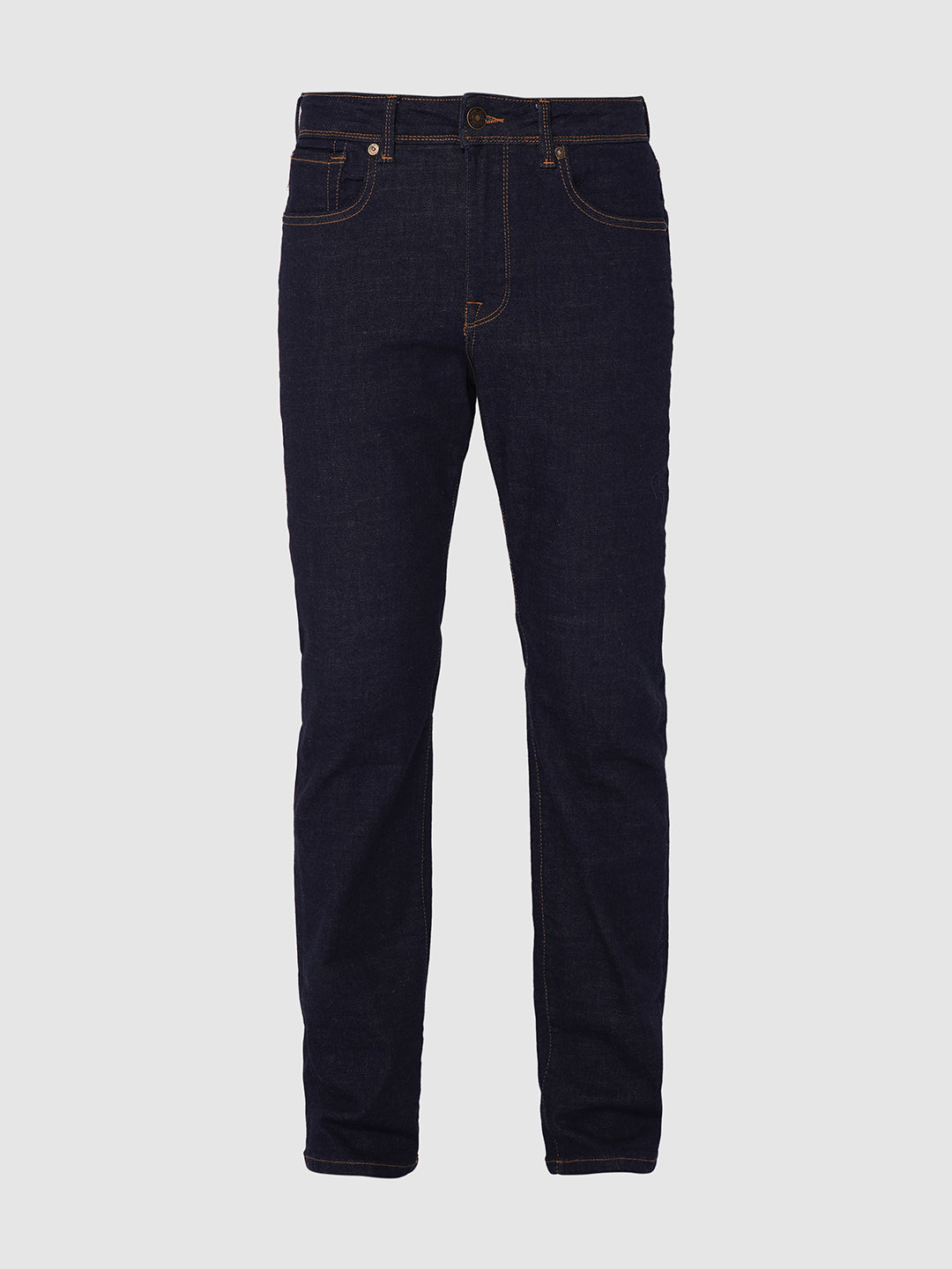 Dark Blue Straight Fit Jeans
