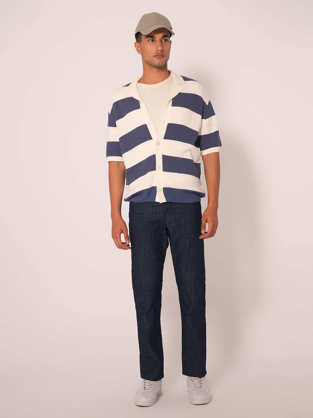 Dark Blue Straight Fit Jeans