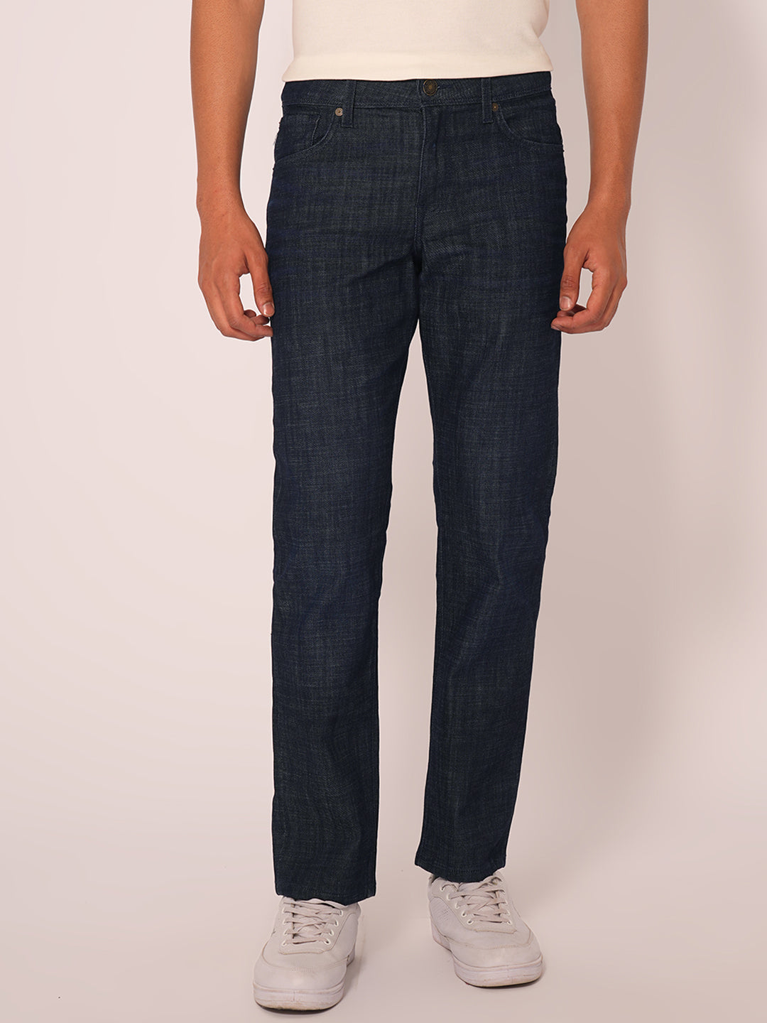 Dark Blue Straight Fit Jeans