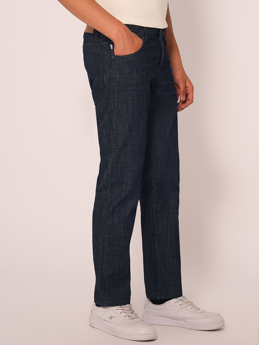 Dark Blue Straight Fit Jeans