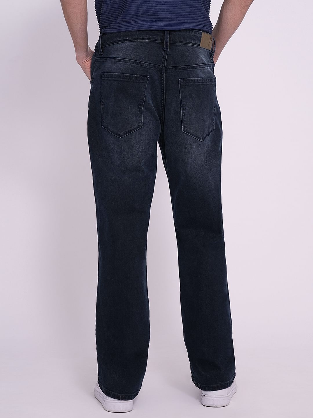 Dark Blue Bootcut Fit Jeans