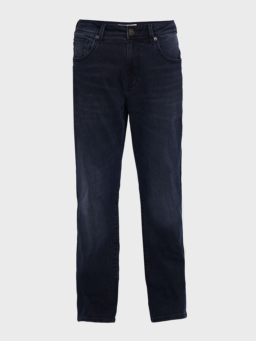 Dark Blue Bootcut Fit Jeans