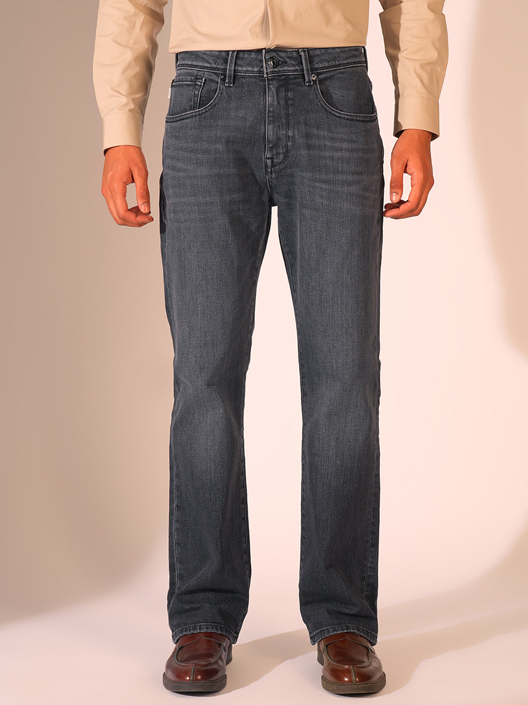 Dark Grey Bootcut Jeans