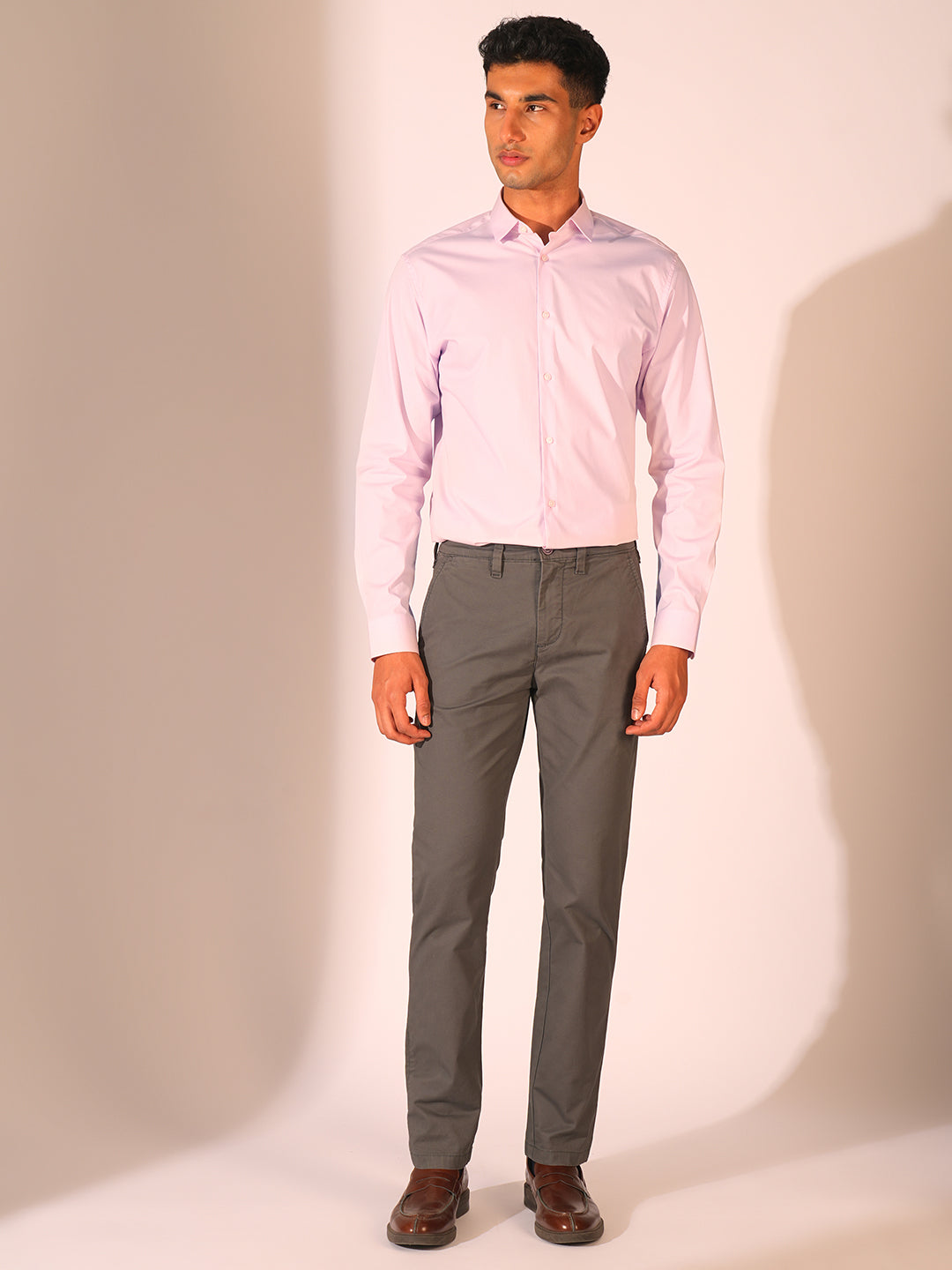 Lilac Slim Fit Formal Shirt