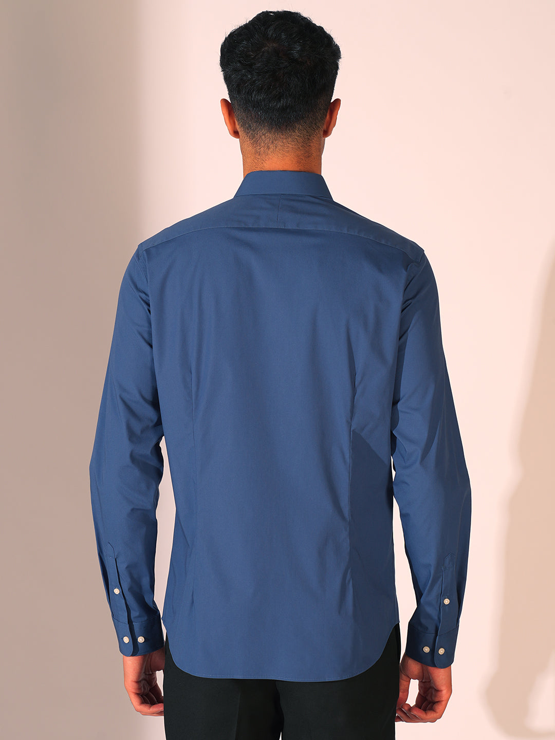 Dark Blue Slim Fit Formal Shirt