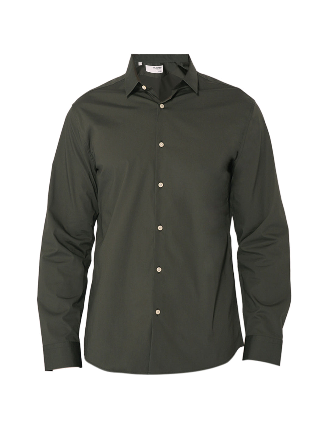 Dark Green Regular Fit Formal Shirt
