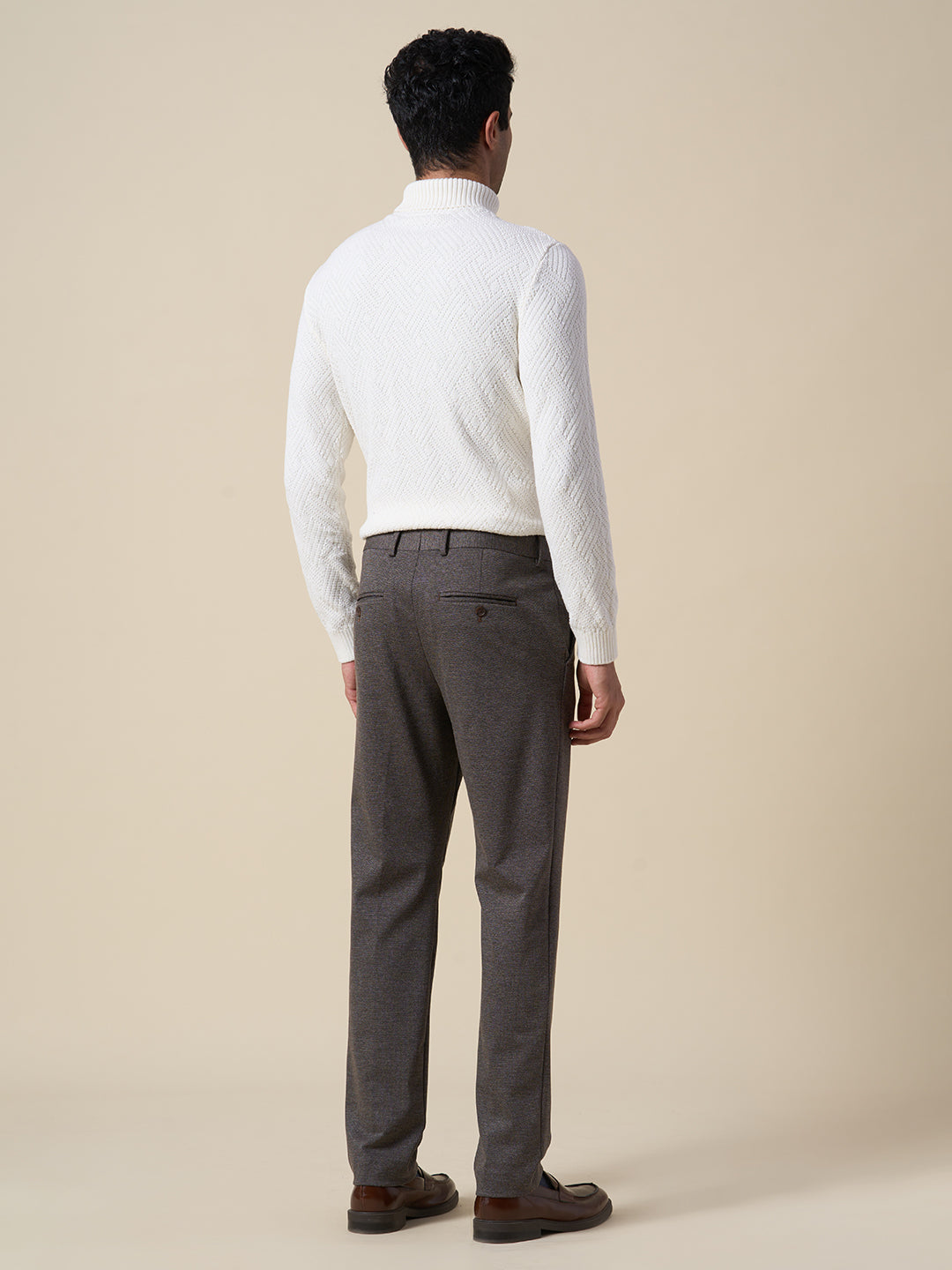 Suit-Set Tailored Jersey Trousers