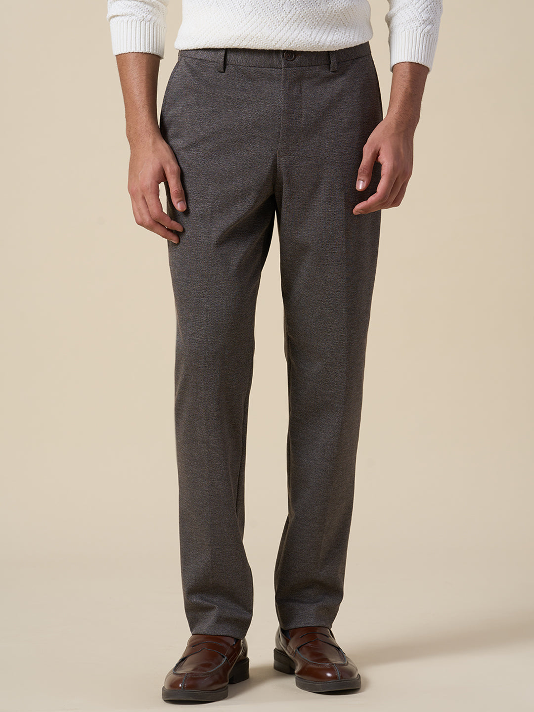 Suit-Set Tailored Jersey Trousers