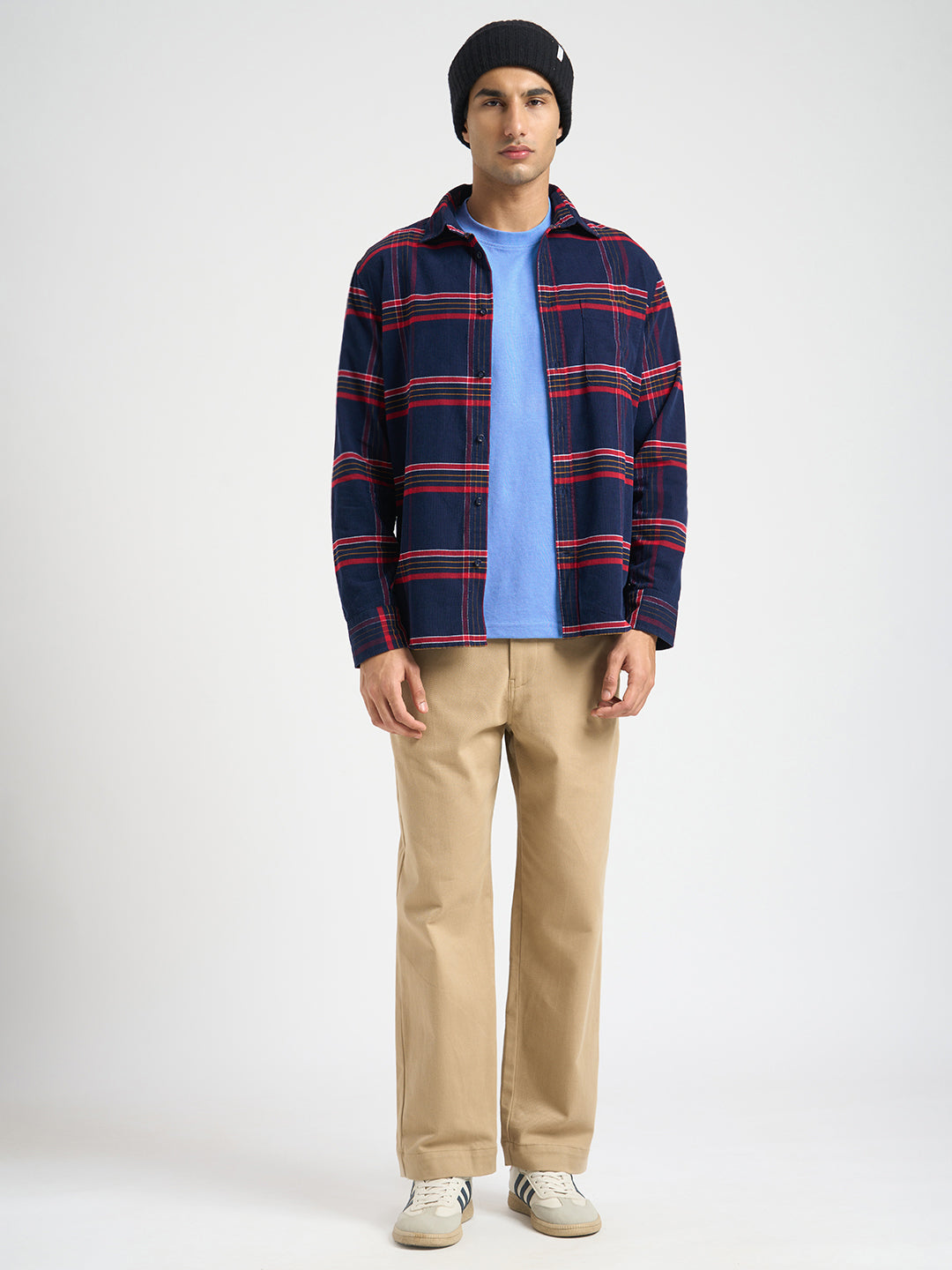 O-Neck Loose Fit T-shirt - Blue