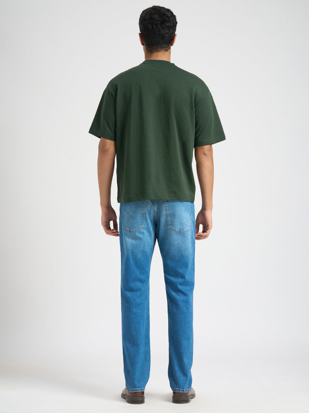 O-Neck Loose Fit T-shirt - Green