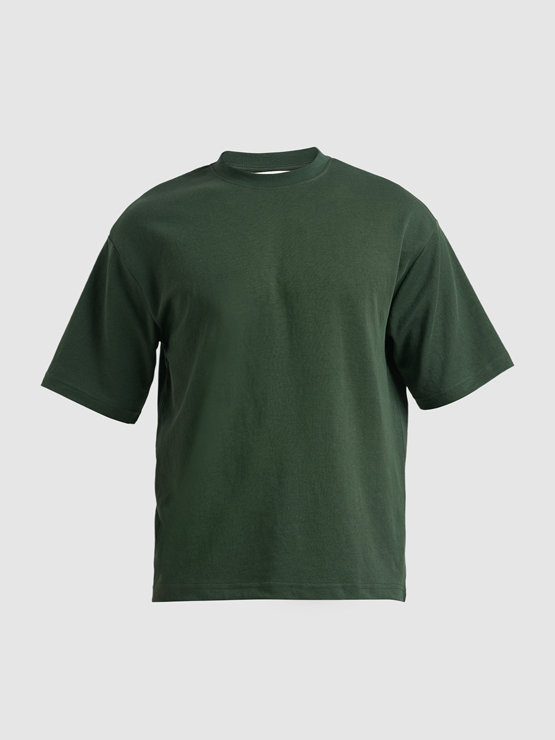O-Neck Loose Fit T-shirt - Green