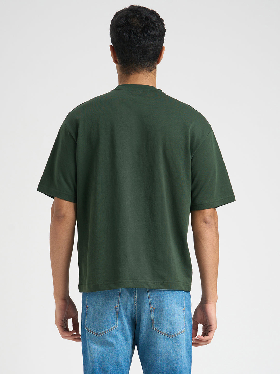 O-Neck Loose Fit T-shirt - Green