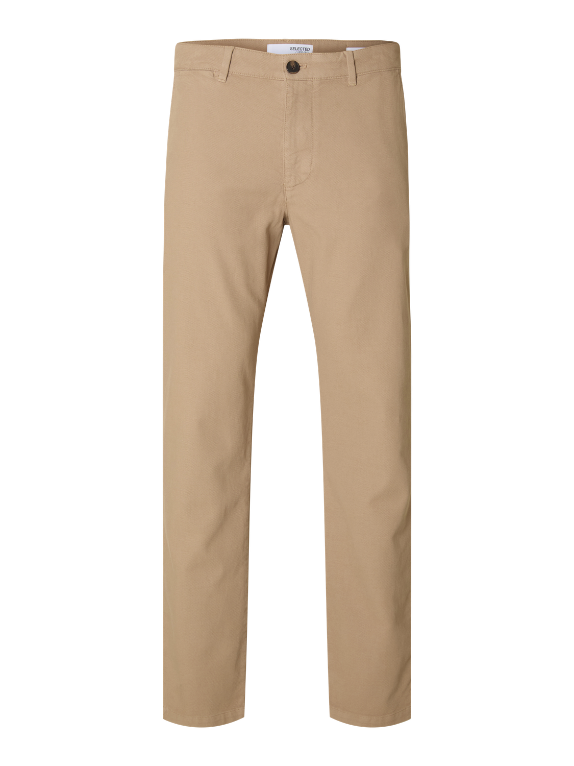 Beige Slim Fit Chinos