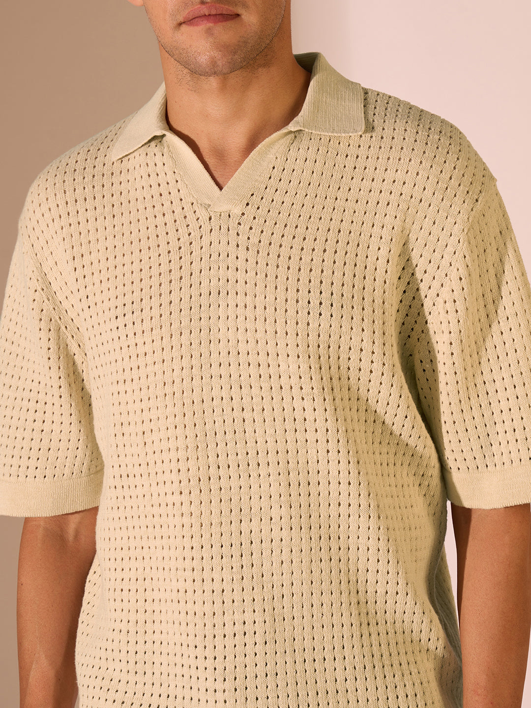 Crochet Organic Cotton Polo