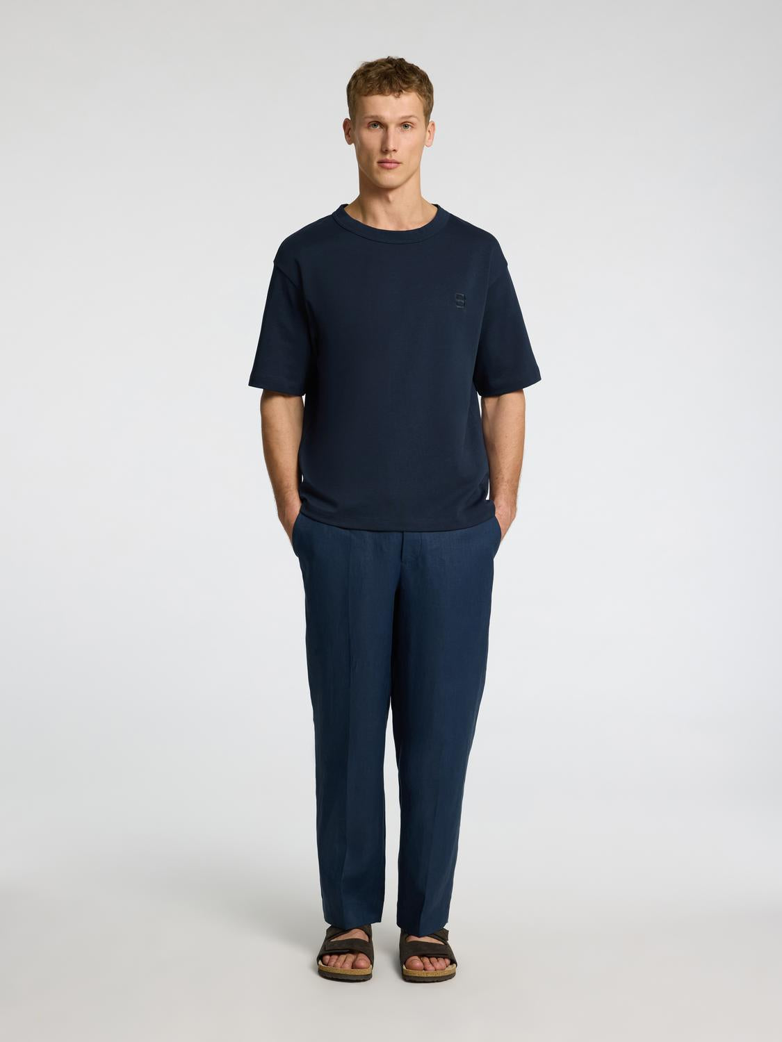 Dark Blue Relaxed Fit T-shirt