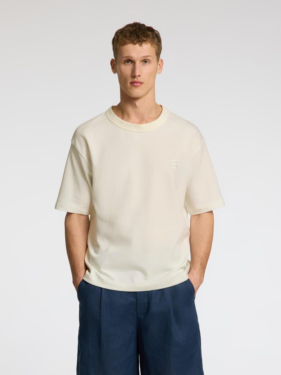 Beige Relaxed Fit T-shirt