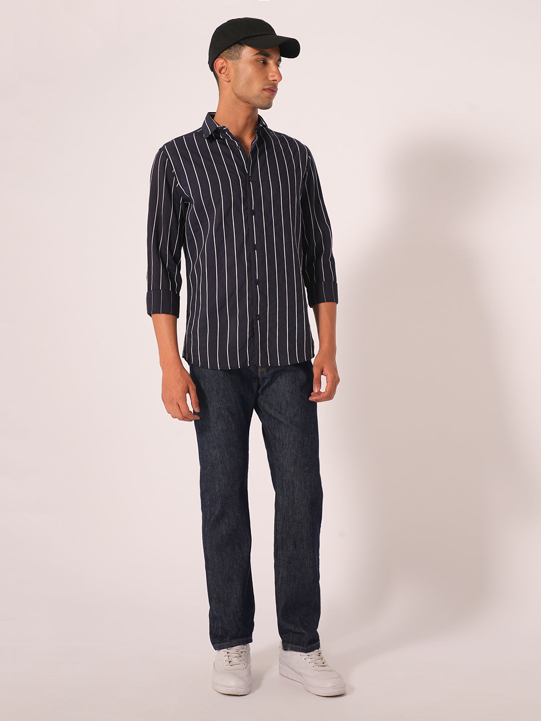 Dark Blue Straight Fit Jeans