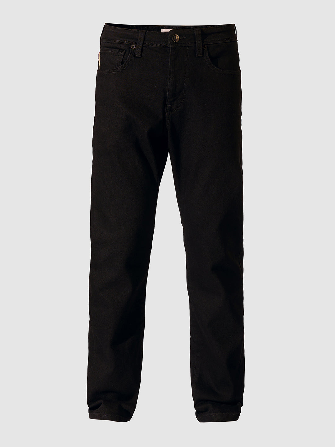 Mid Rise Straight Fit Jeans - Black
