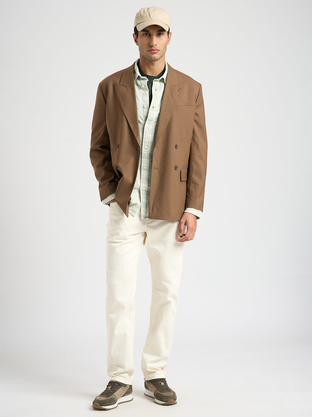 Cotton Check Shirt - Green