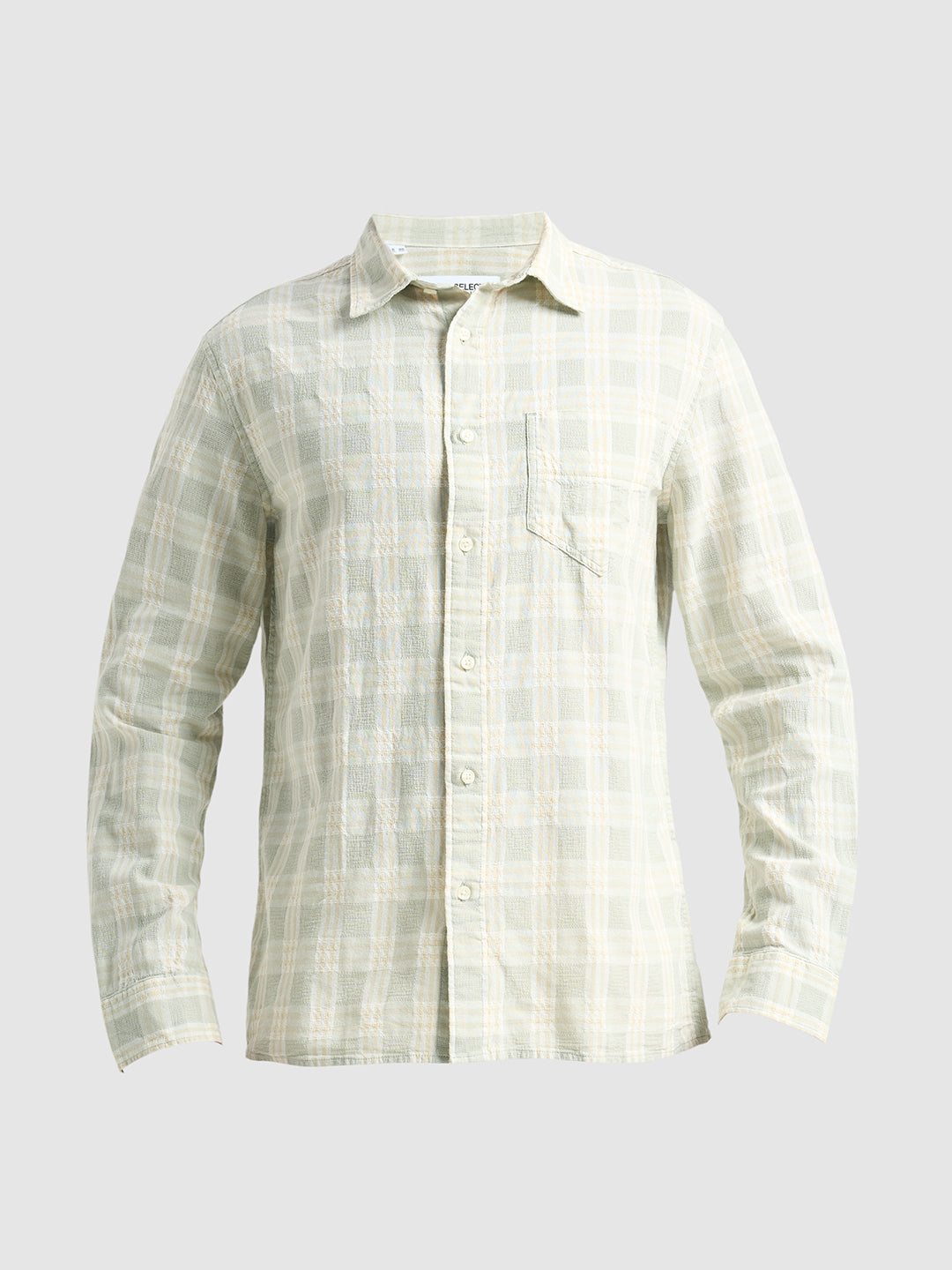 Cotton Check Shirt - Green
