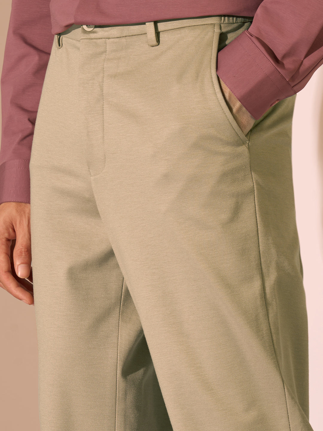 Mid Rise Regular Fit Pants