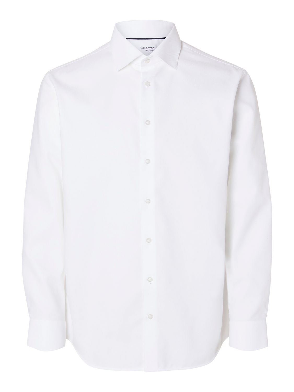 White Regular Fit Non-Iron Shirt