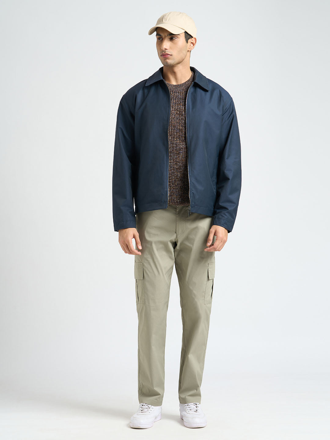 Spread Collar Organic Cotton Jacket