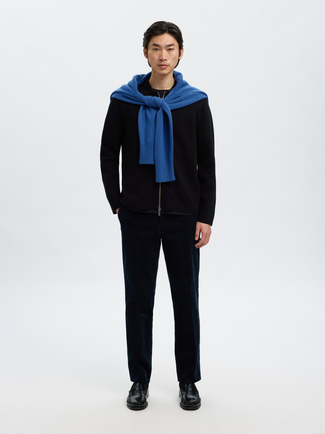 Knitted Full Zip Cardigan