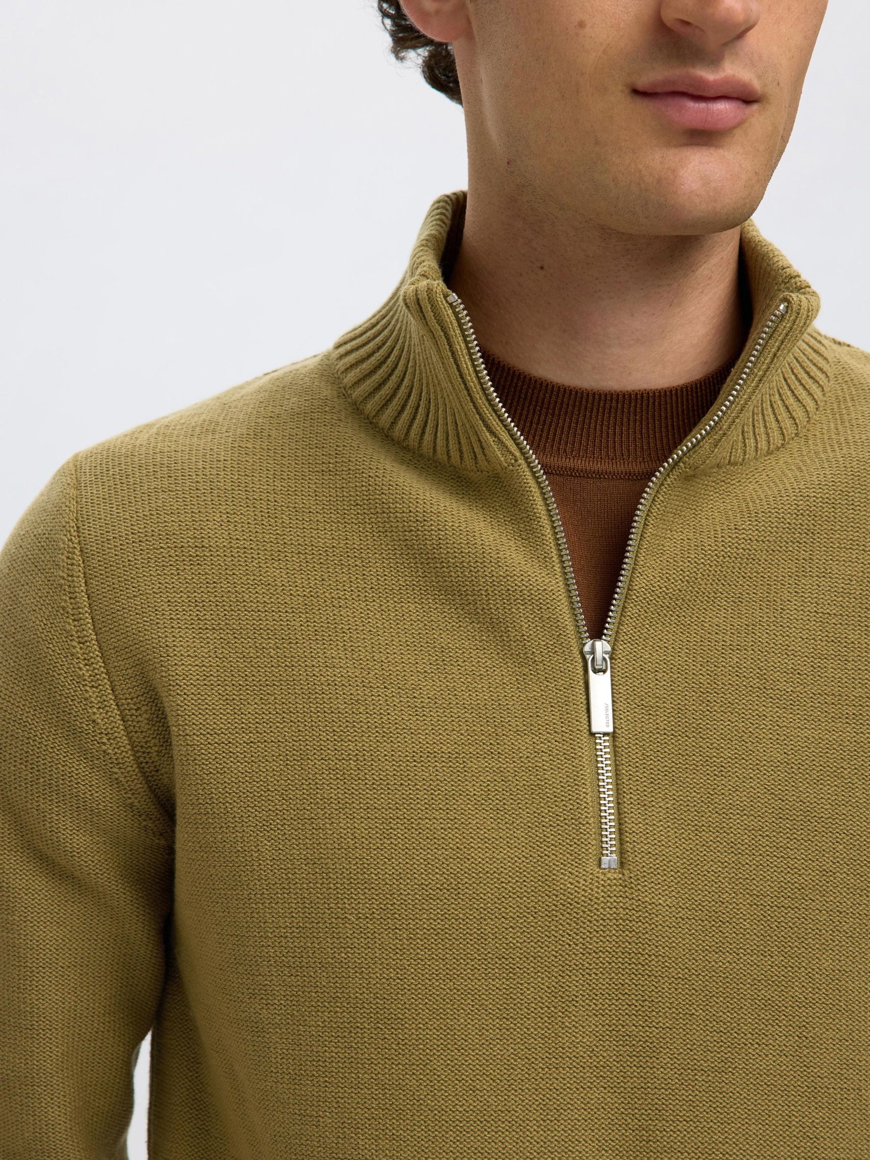 Half-Zip Organic Cotton Pullover
