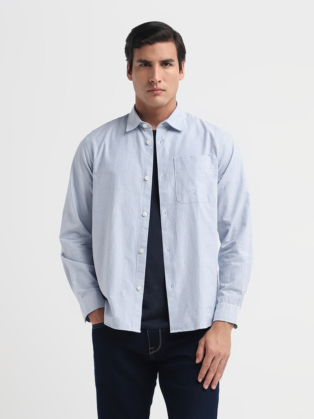 Organic Cotton Striped Shirt