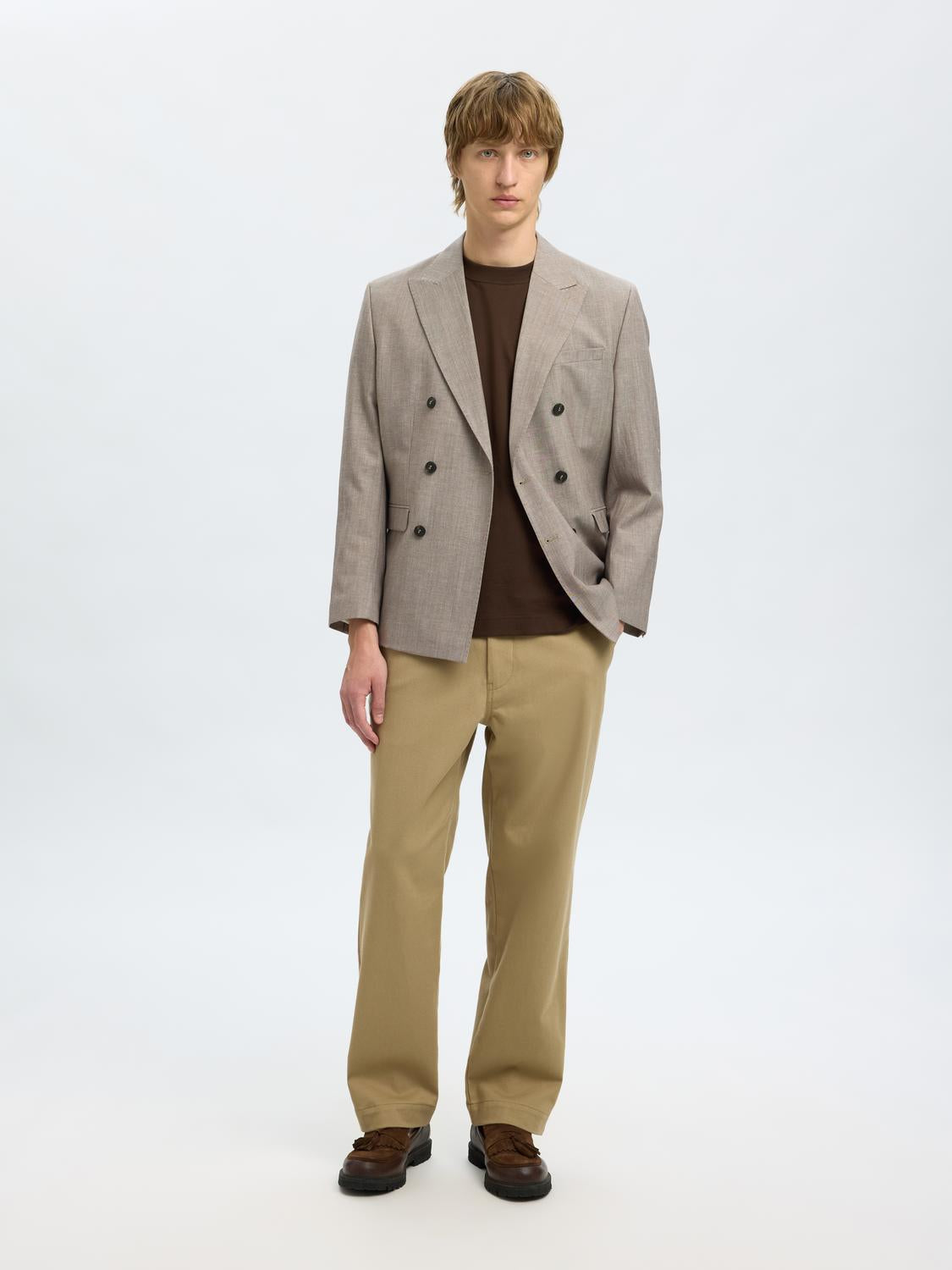 Dark Brown Organic Cotton T-shirt