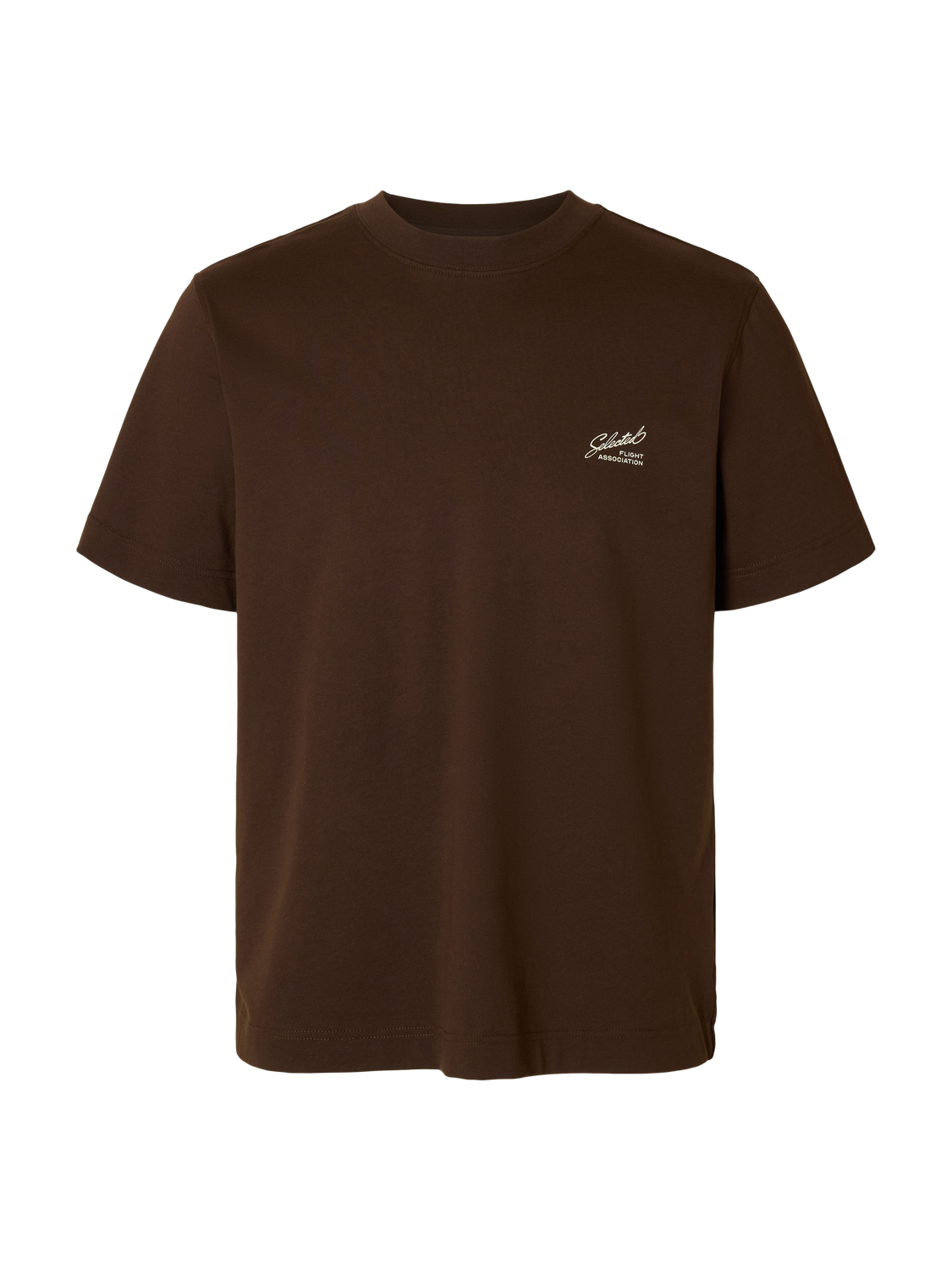 Dark Brown Organic Cotton T-shirt