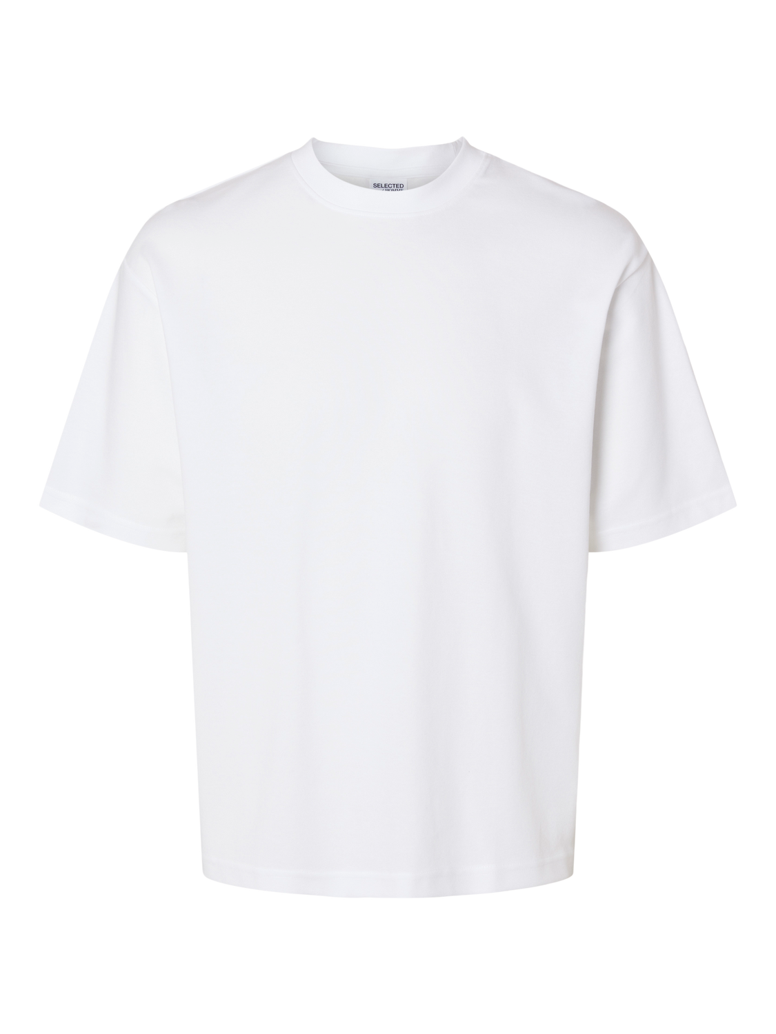 White O-Neck Relaxed Fit T-shirt