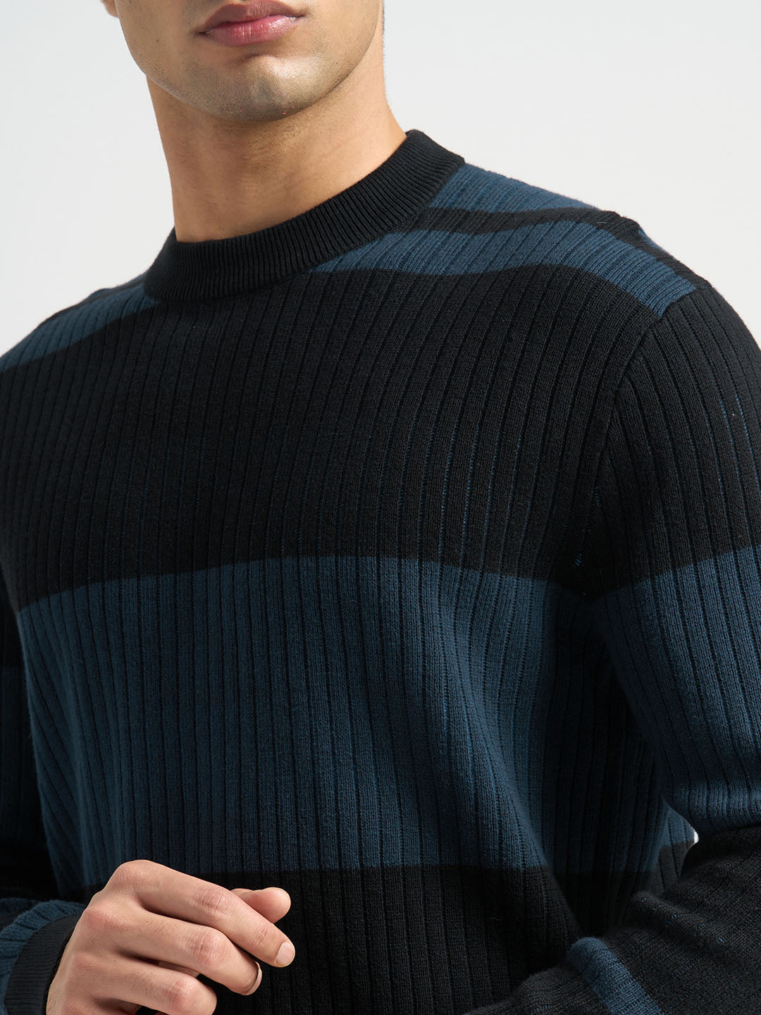 Organic Cotton Colourblocked Pullover