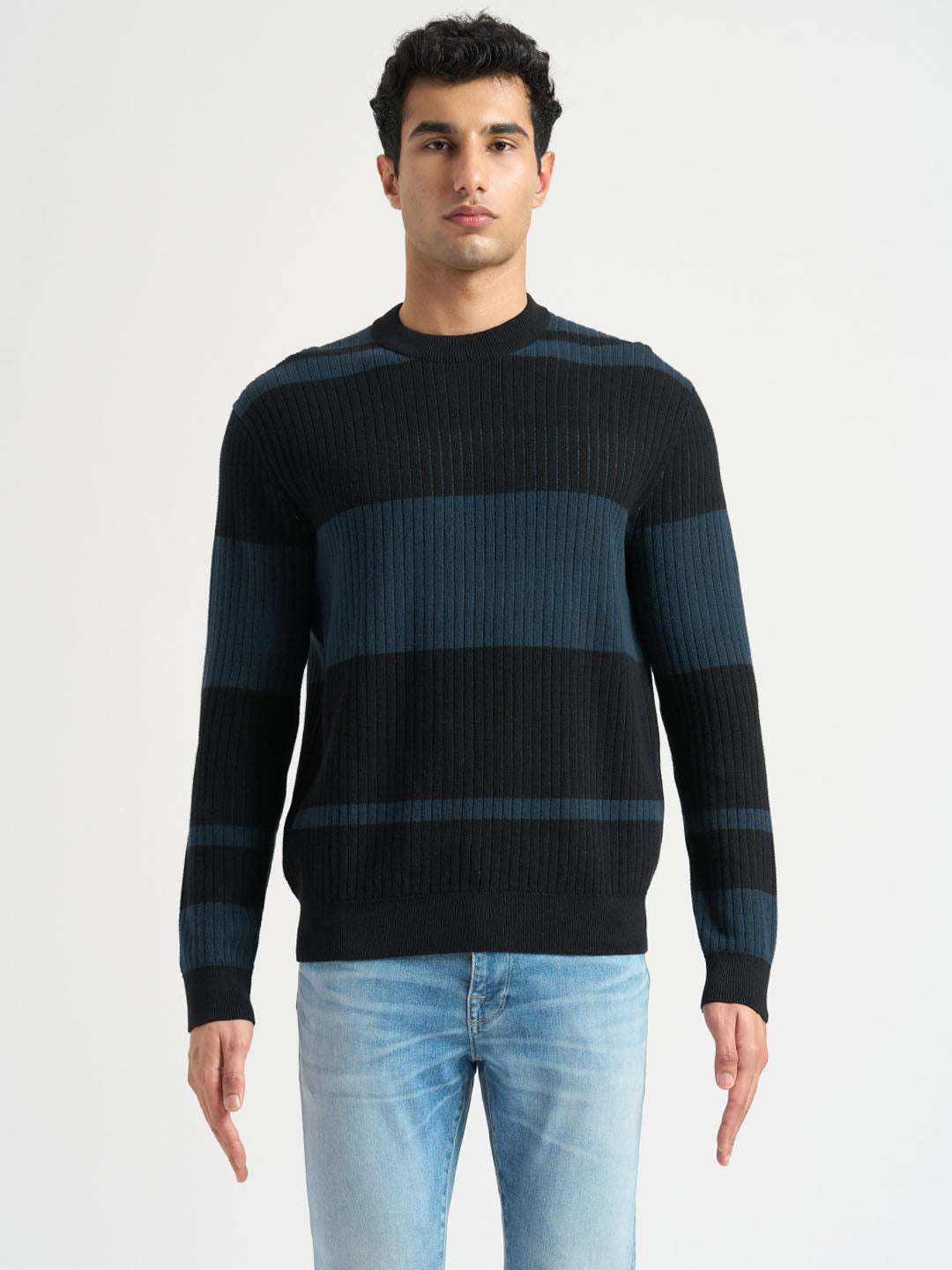Organic Cotton Colourblocked Pullover