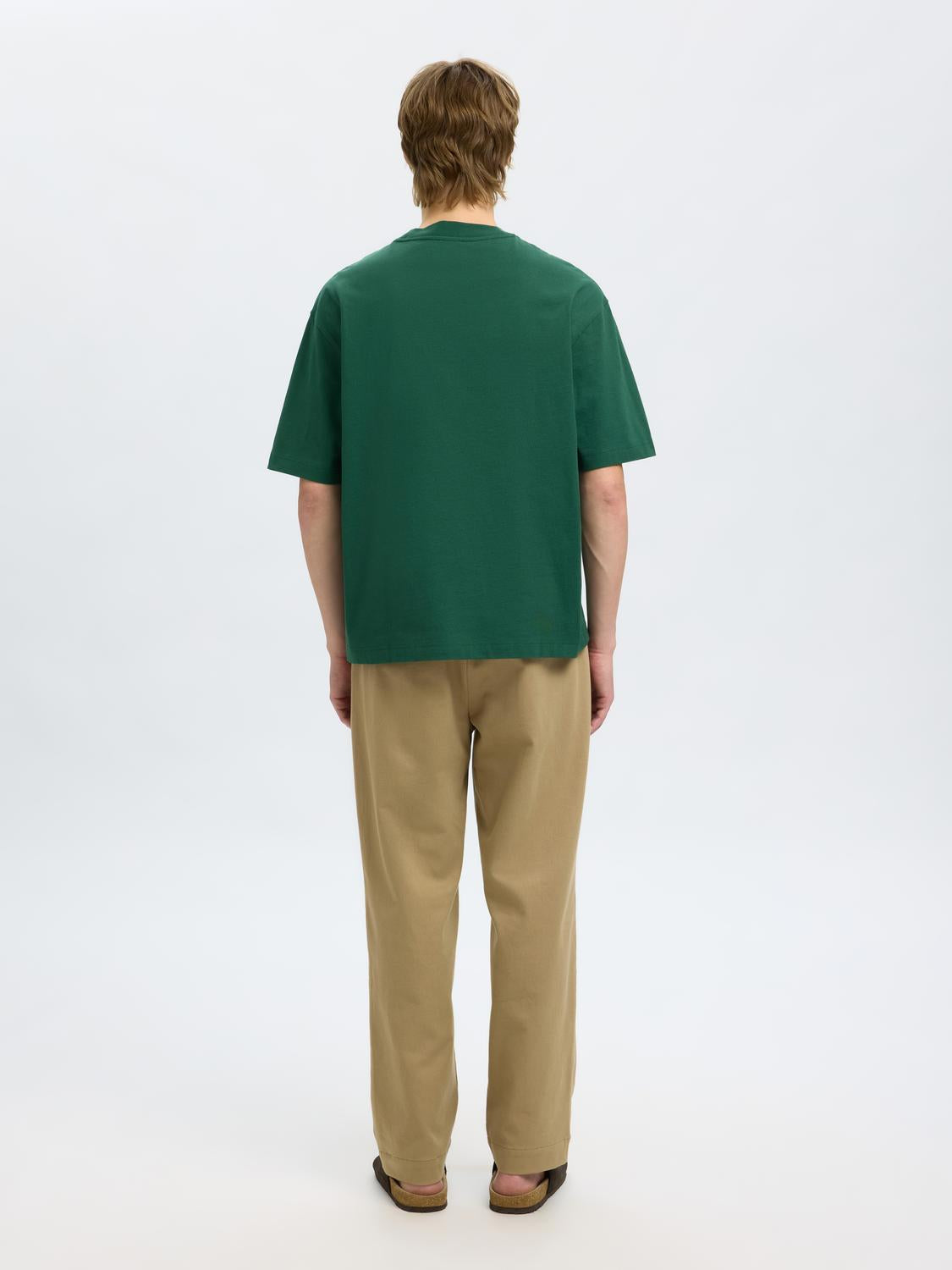 Green Organic Cotton Relaxed Fit T-shirt