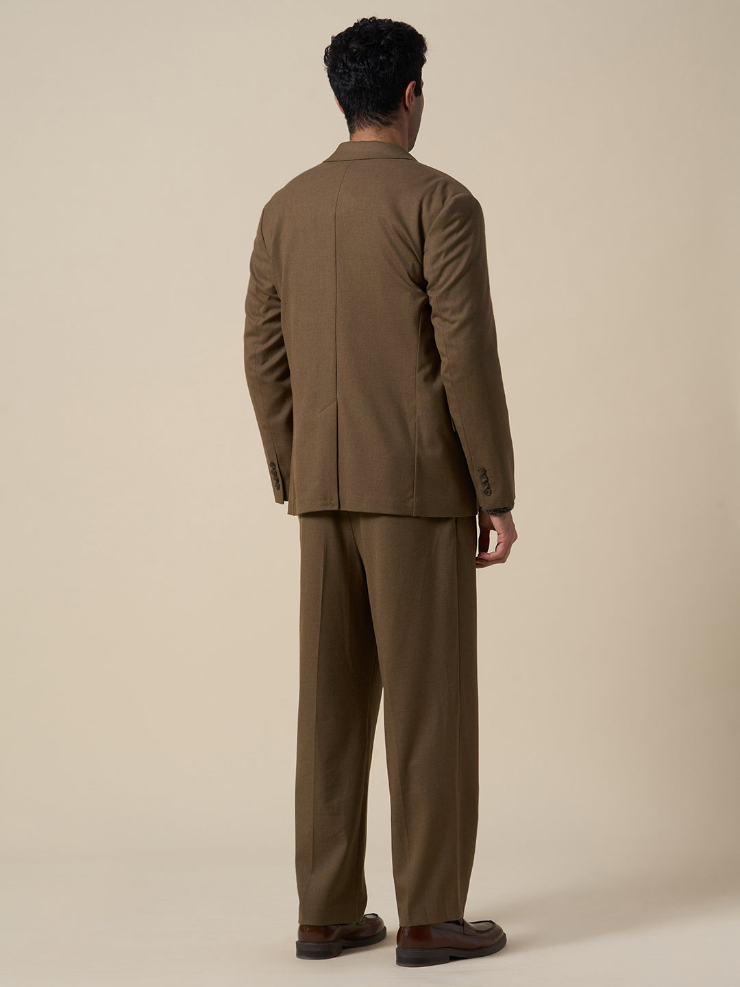 Relaxed Fit Double Breasted Blazer