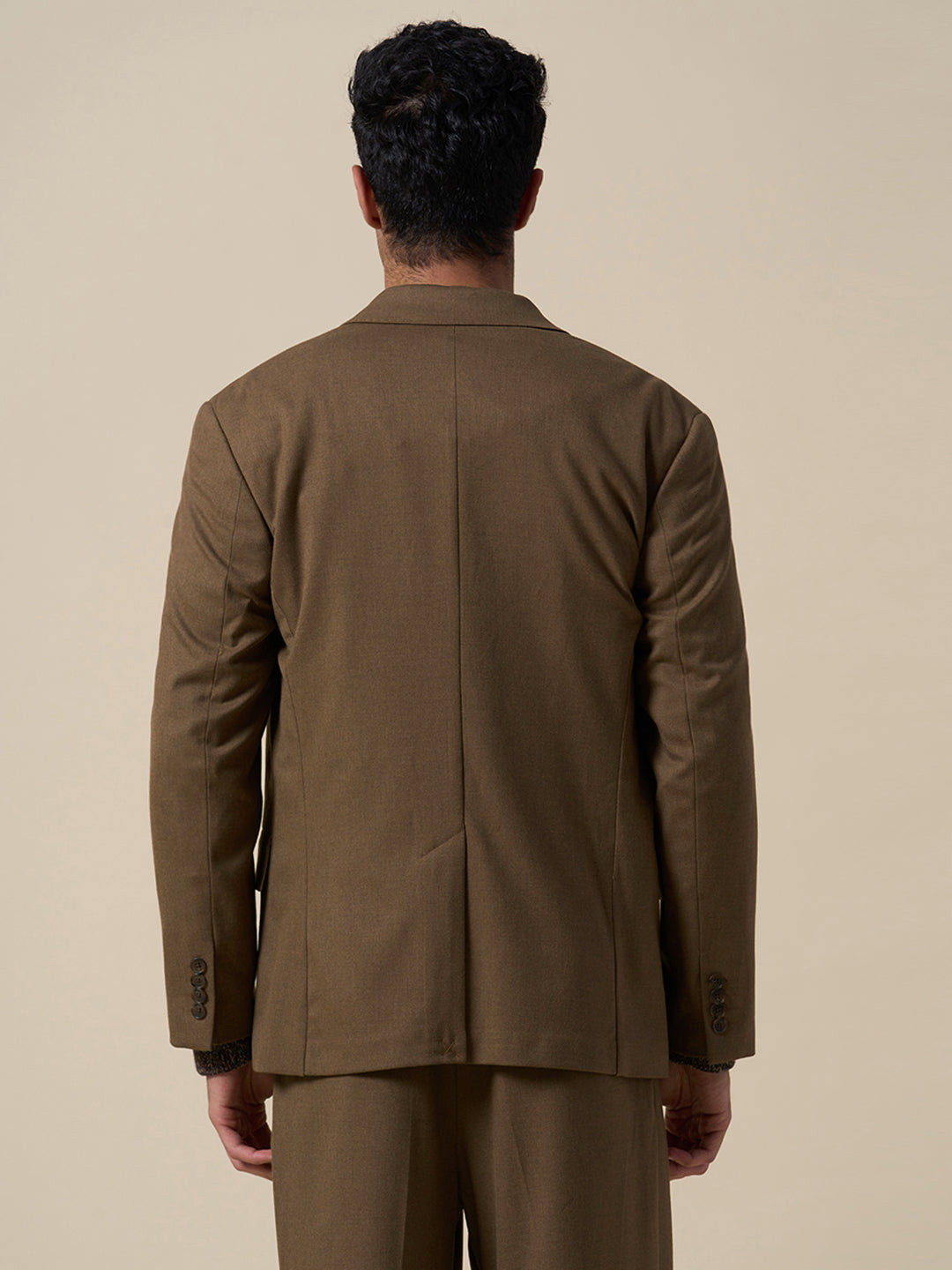 Relaxed Fit Double Breasted Blazer